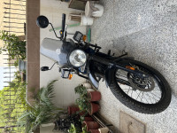 White & Blue Royal Enfield Himalayan BS VI