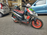Silver Red Aprilia SR 150 Race