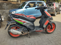 Silver Red Aprilia SR 150 Race