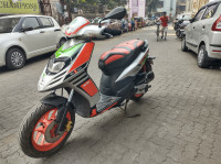 Silver Red Aprilia SR 150 Race