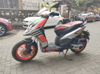 Silver Red Aprilia SR 150 Race