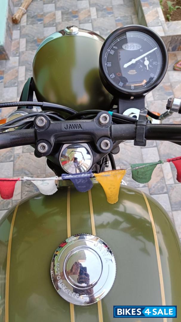 Green Jawa forty two BS6