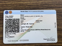 Maroon Royal Enfield Classic 500