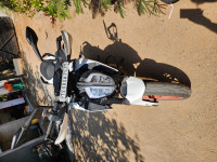 White KTM Duke 390