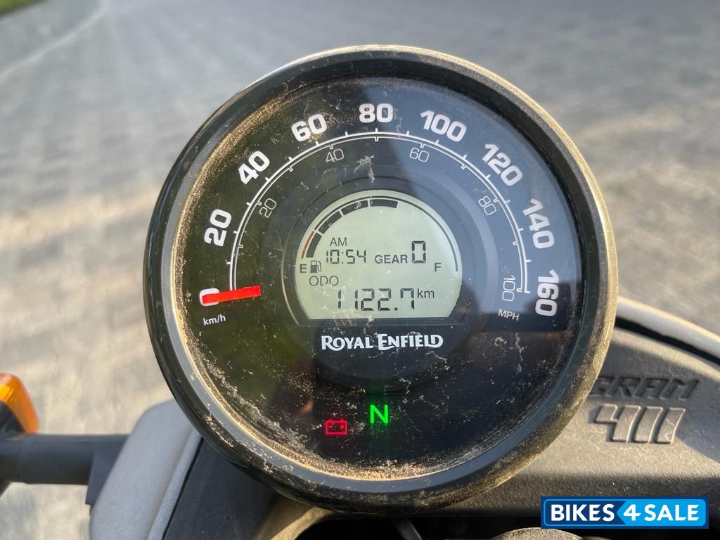 Graphite And Red Royal Enfield Scram 411 Graphite And Red Royal Enfield Scram 411