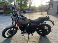 Graphite And Red Royal Enfield Scram 411