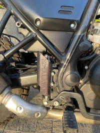 Graphite And Red Royal Enfield Scram 411