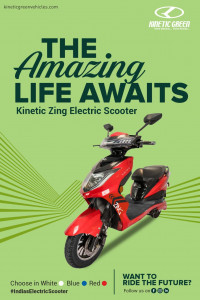 Kinetic Green Zing Electric 2023 Model