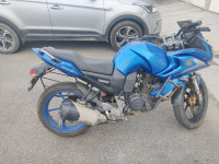 Blue Yamaha Fazer