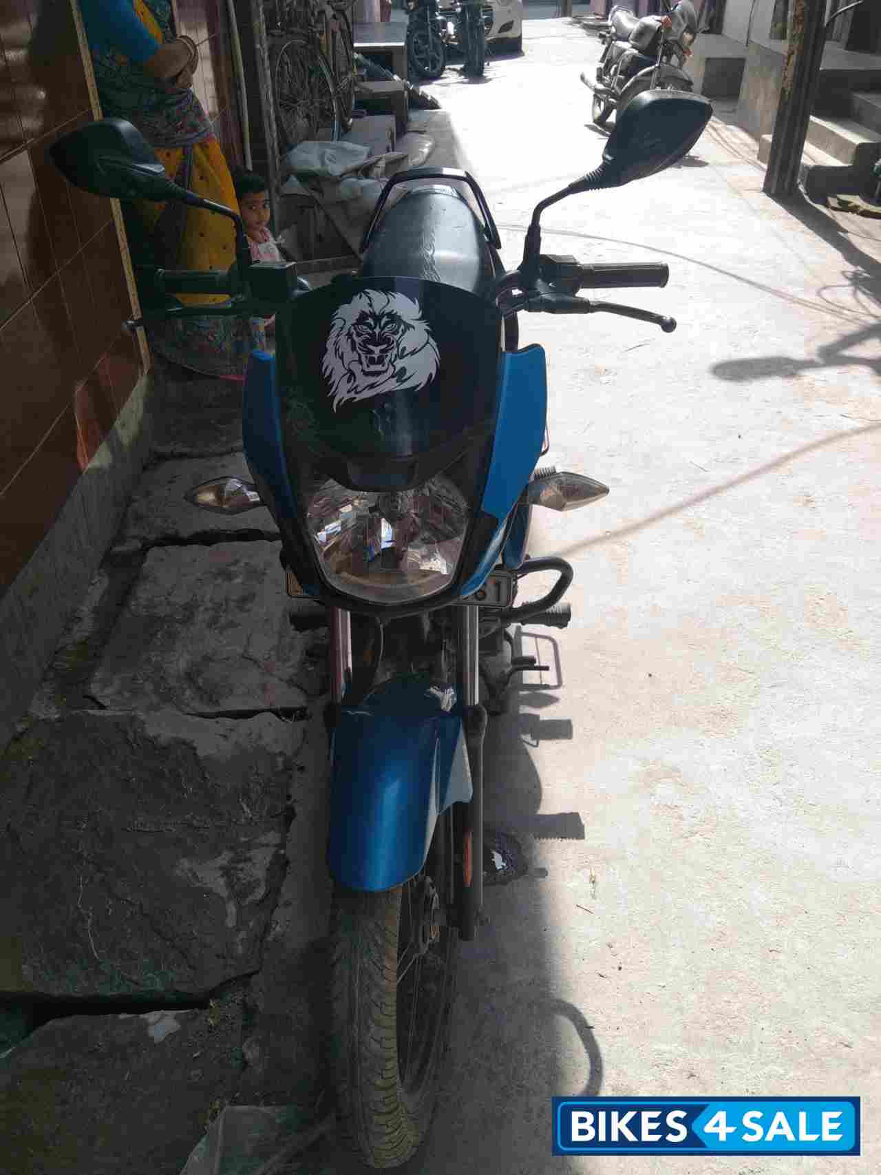 Blue,selver Hero Passion Pro BS6