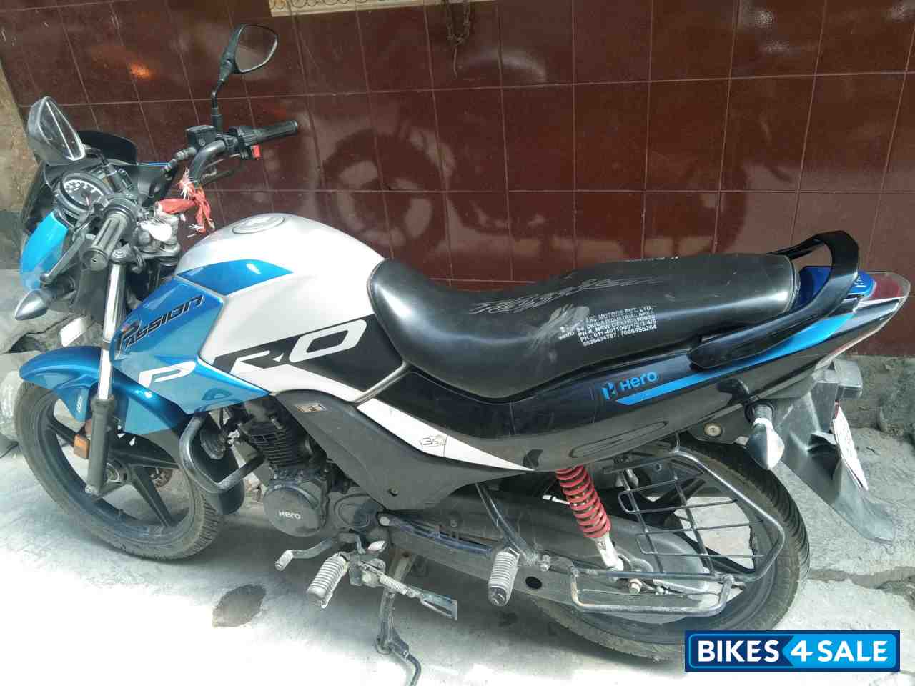 Blue,selver Hero Passion Pro BS6