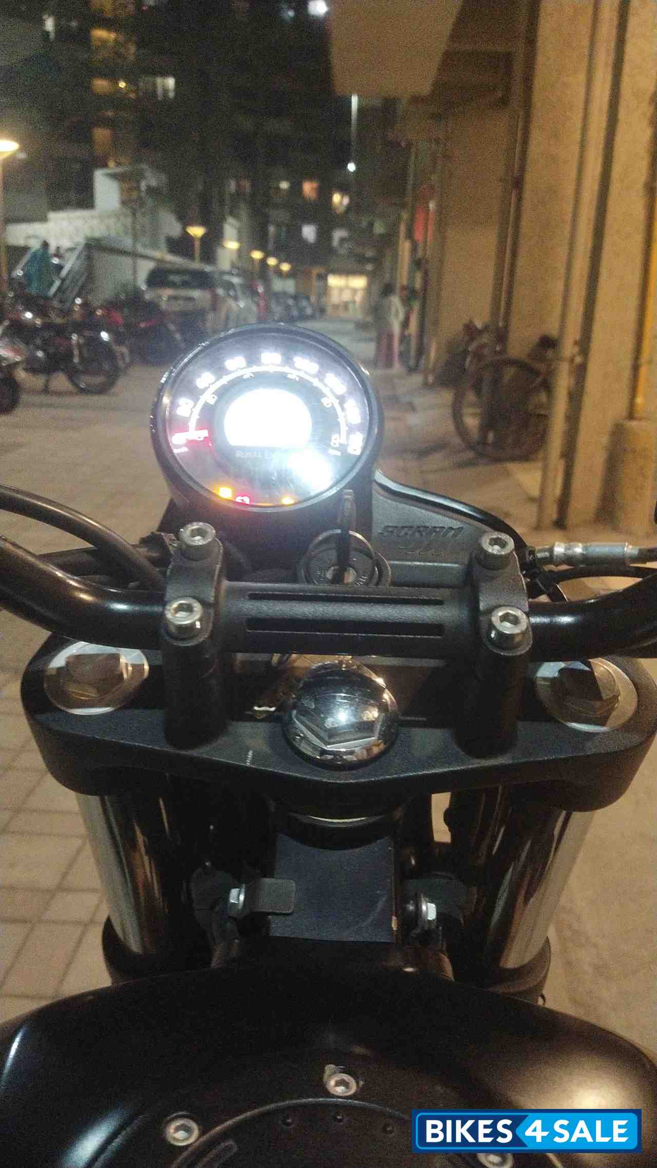 Blazing Black Royal Enfield Scram 411