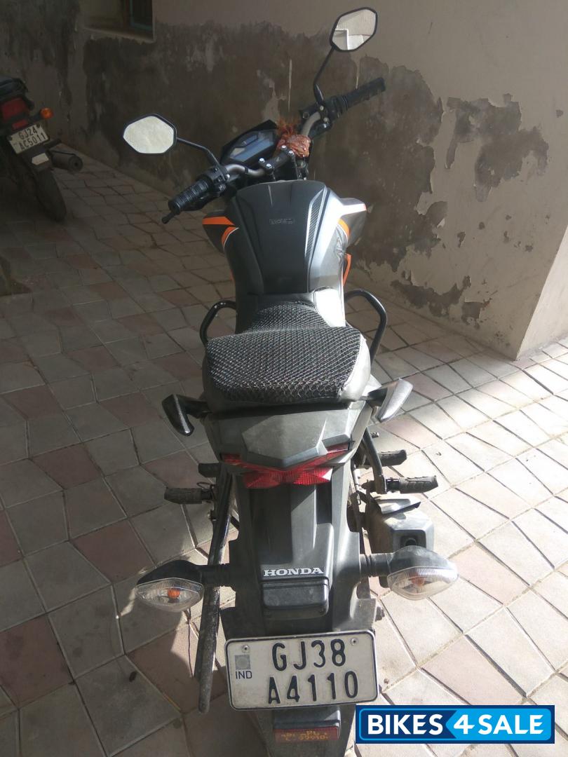 Black And Orange Honda CB Hornet 160R