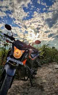 Black And Orange Honda CB Hornet 160R