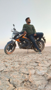 Black And Orange Honda CB Hornet 160R