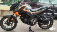 Black And Orange Honda CB Hornet 160R