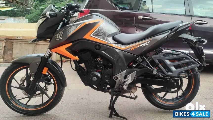 Black And Orange Honda CB Hornet 160R
