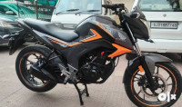 Black And Orange Honda CB Hornet 160R