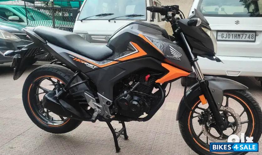 Black And Orange Honda CB Hornet 160R