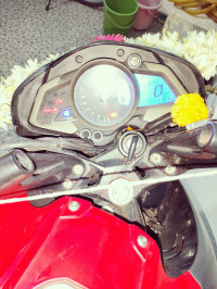 Red, Black Bajaj Pulsar NS200