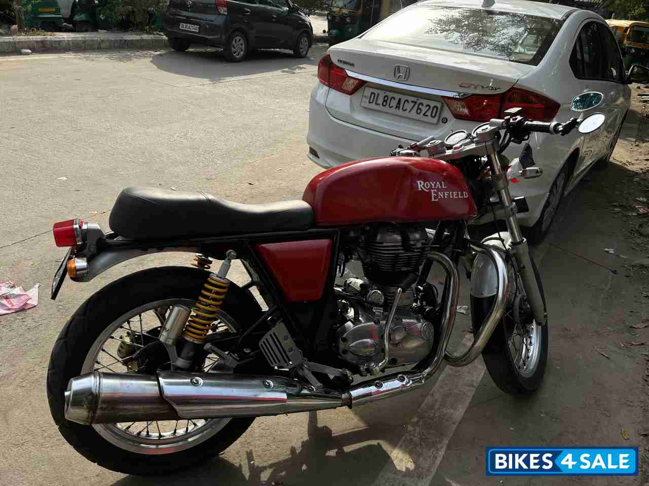 Red Royal Enfield Continental GT 535