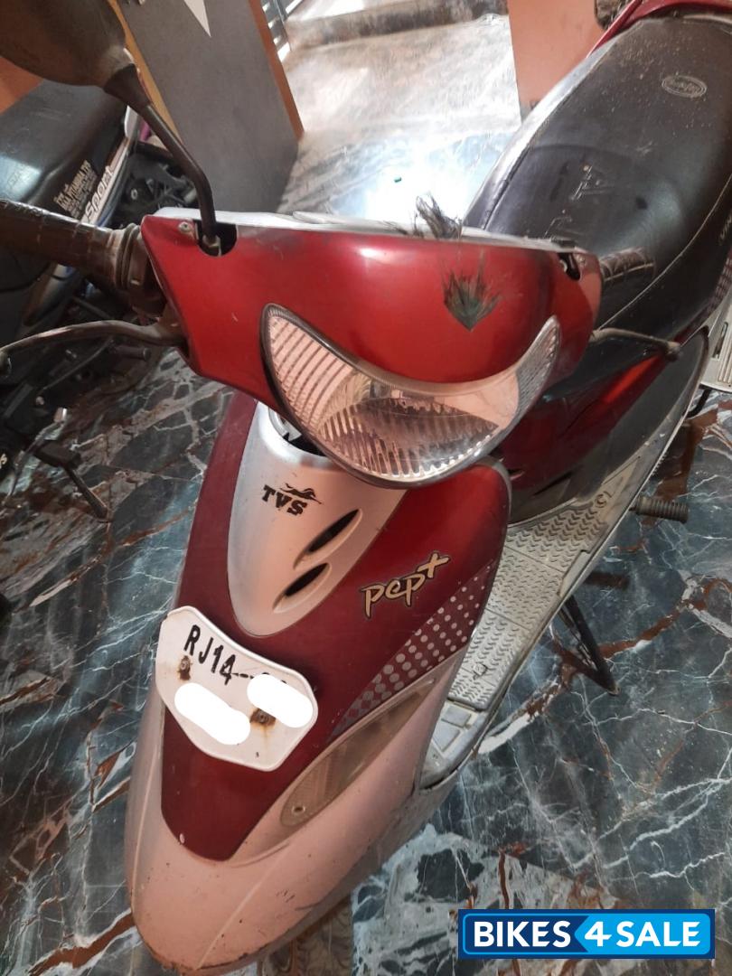 Red TVS Scooty Pep Plus