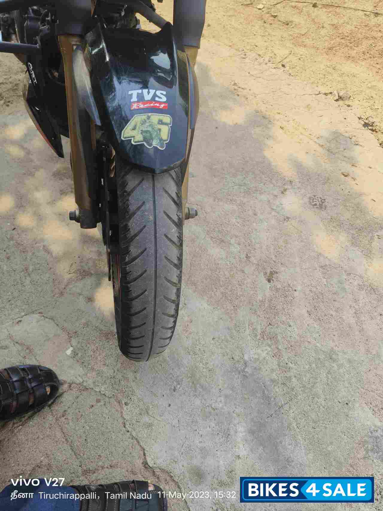 Black&red TVS Apache RTR 200 4V ABS Race Edition 2.0