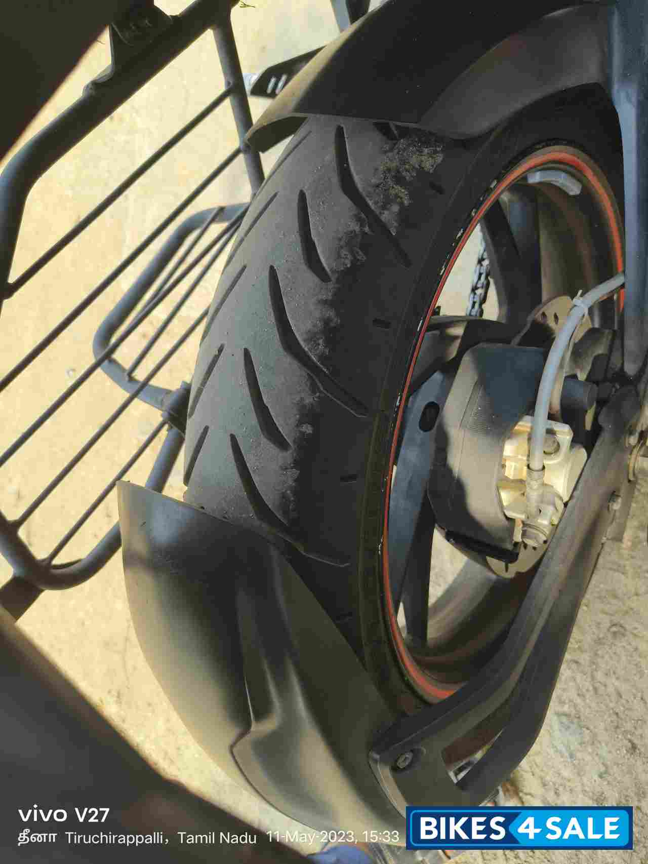 Black&red TVS Apache RTR 200 4V ABS Race Edition 2.0