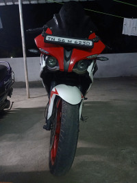 Red With White Bajaj Pulsar RS 200 ABS