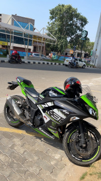 Lime Green Kawasaki Ninja 300R