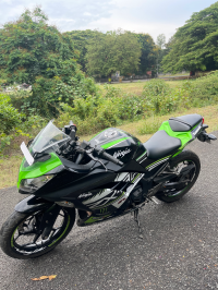 Lime Green Kawasaki Ninja 300R