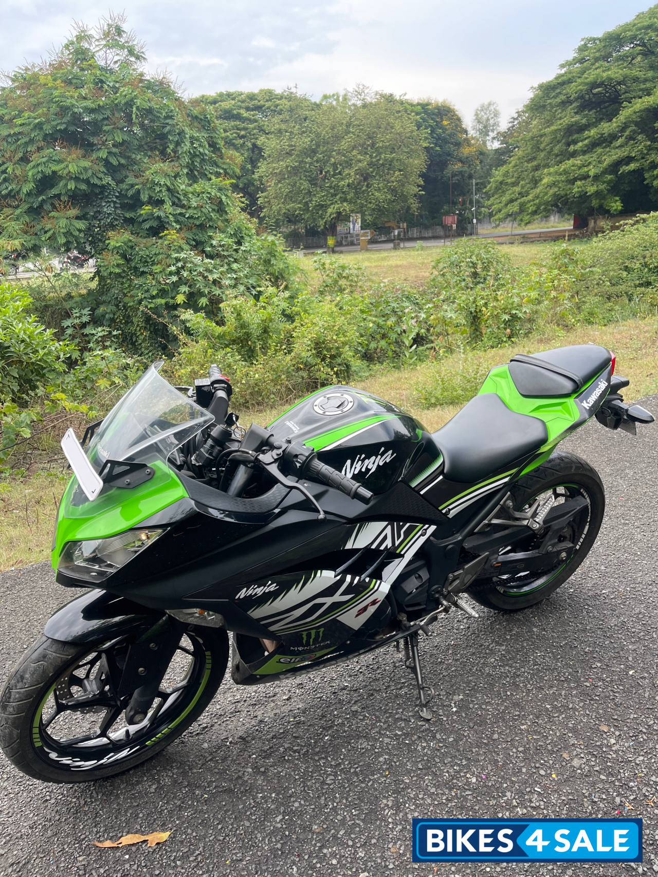 Lime Green Kawasaki Ninja 300R