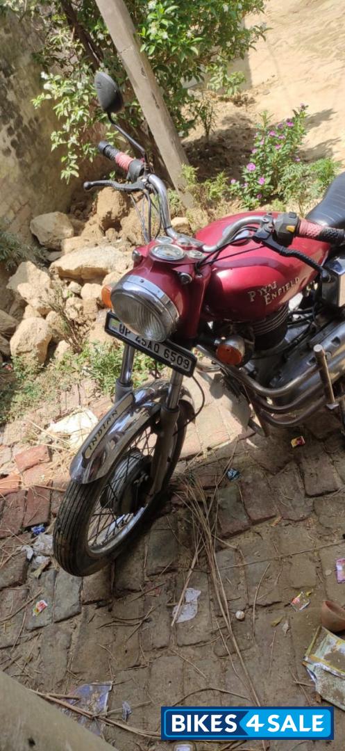 Red Royal Enfield Bullet Electra
