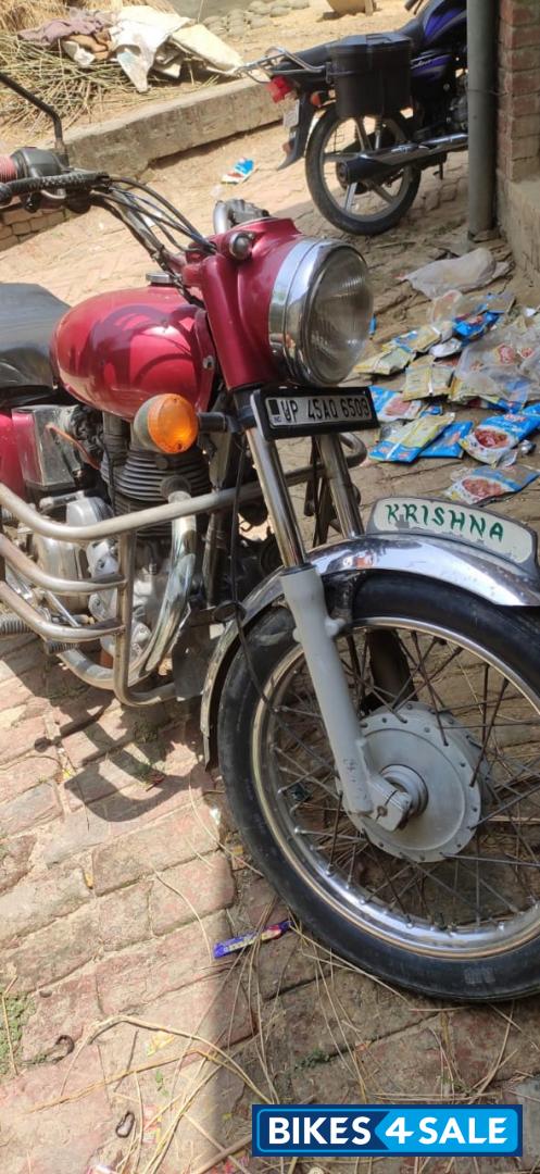 Red Royal Enfield Bullet Electra