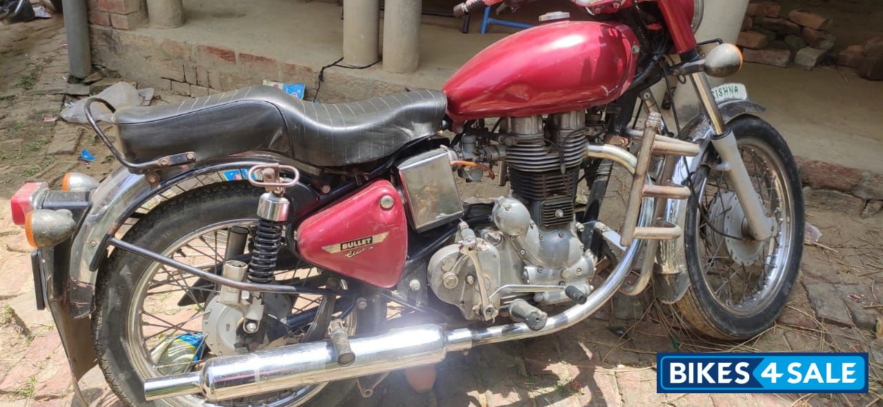 Red Royal Enfield Bullet Electra