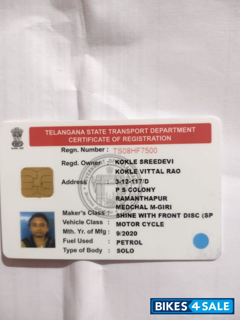 Black & Red Honda CB Shine SP