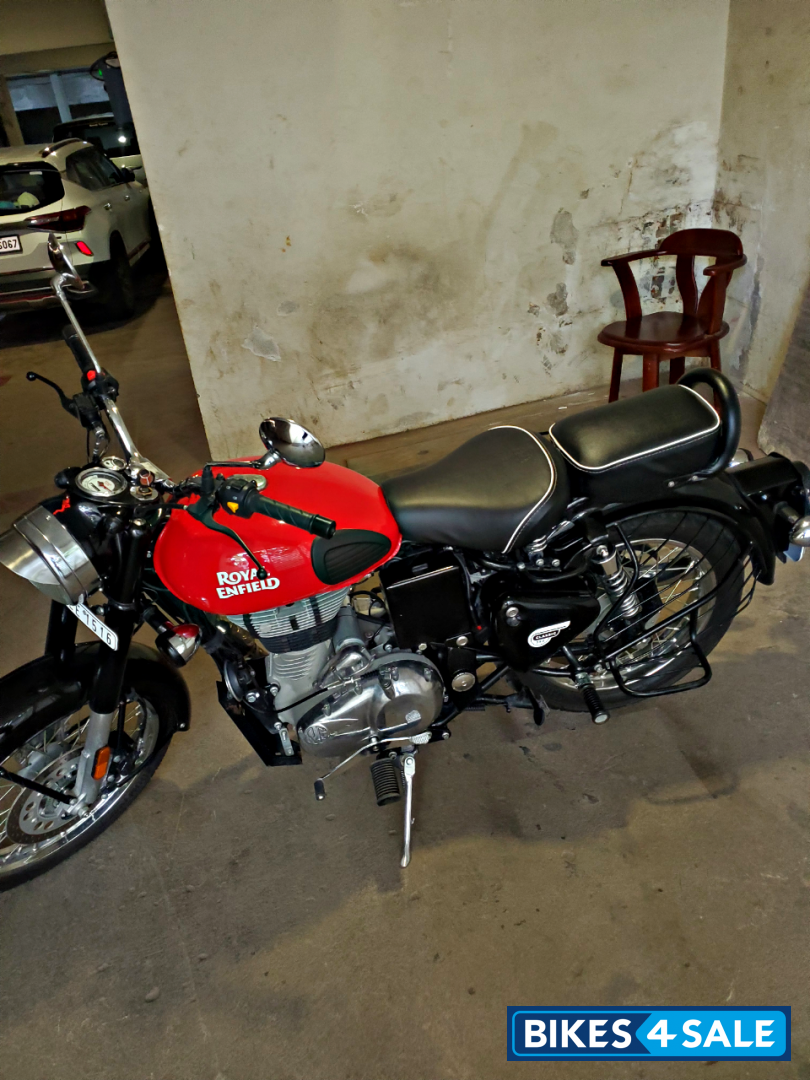 Blazing Red Royal Enfield Classic 350 Single Channel BS6