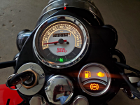 Blazing Red Royal Enfield Classic 350 Single Channel BS6