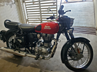 Blazing Red Royal Enfield Classic 350 Single Channel BS6