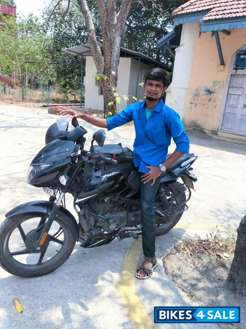 Silver Black Bajaj Pulsar 125