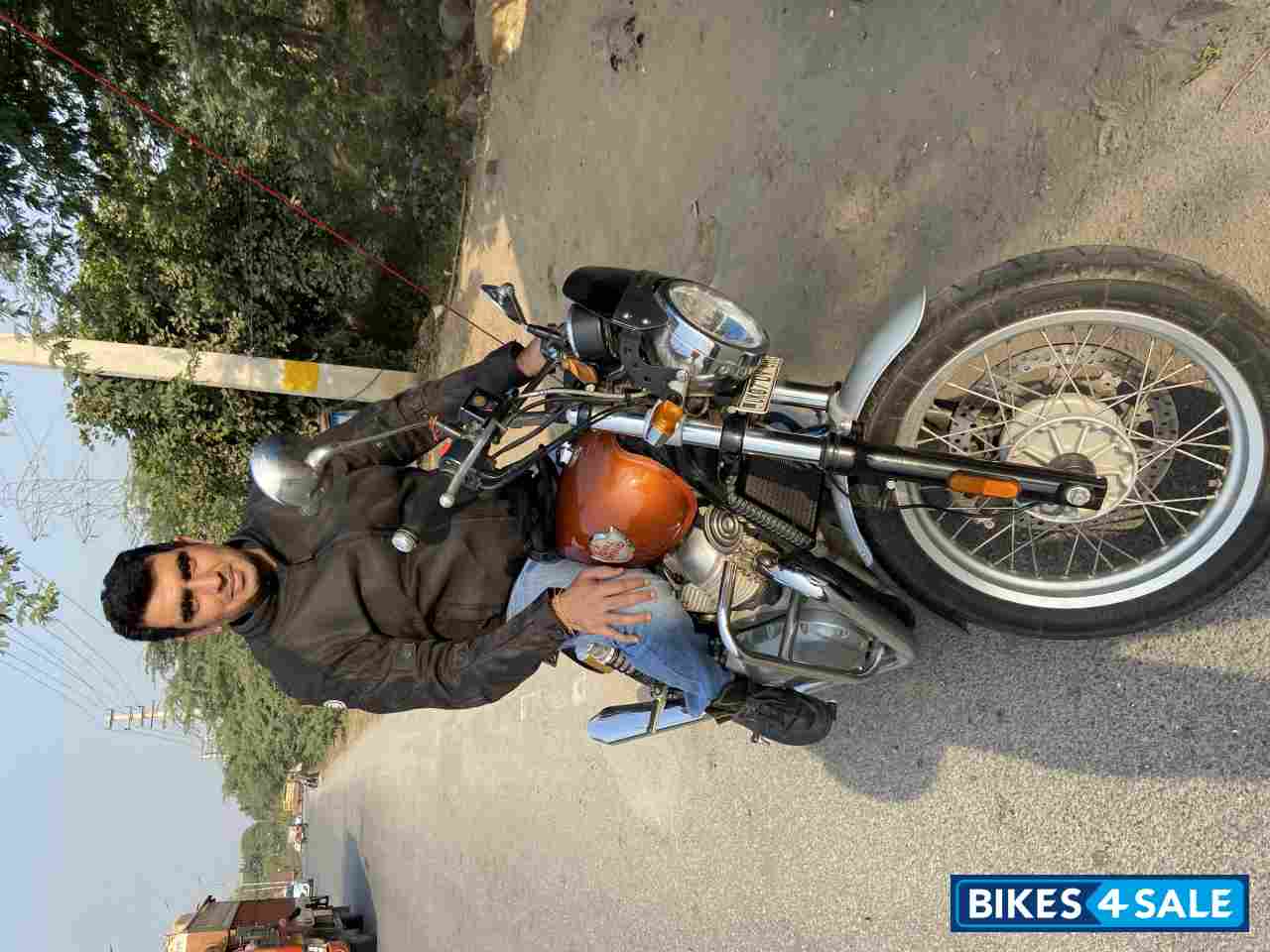 Orange Crush Royal Enfield Interceptor 650 Twin