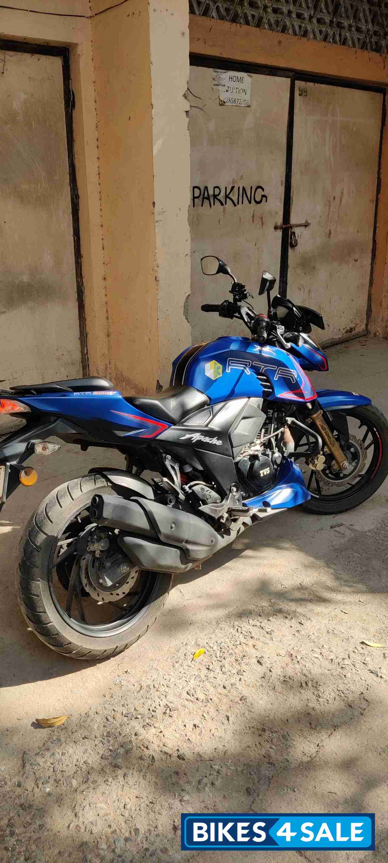 Matte Blue TVS Apache RTR 200 4V 2020