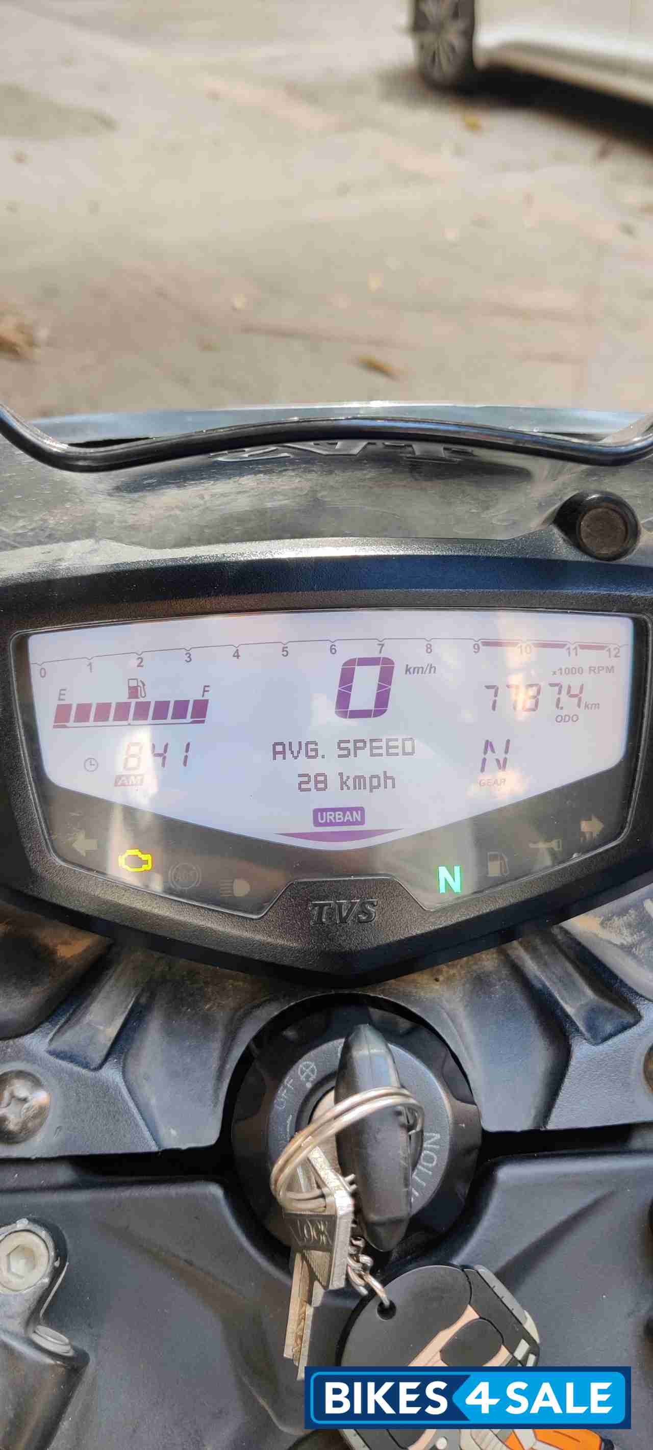 Matte Blue TVS Apache RTR 200 4V 2020