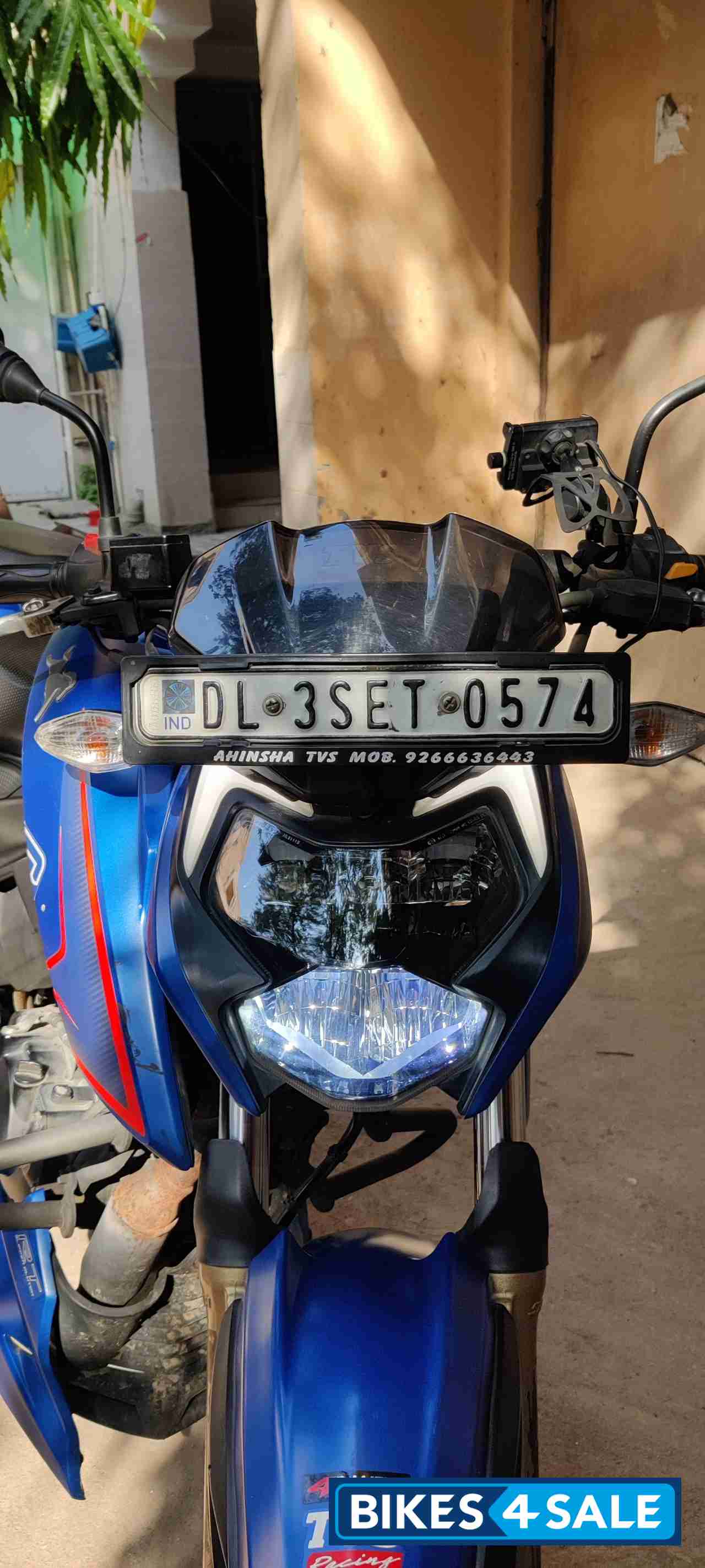 Matte Blue TVS Apache RTR 200 4V 2020