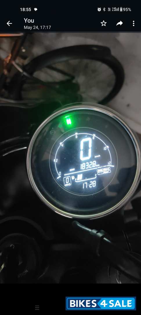 Yezdi Scrambler Single Tone