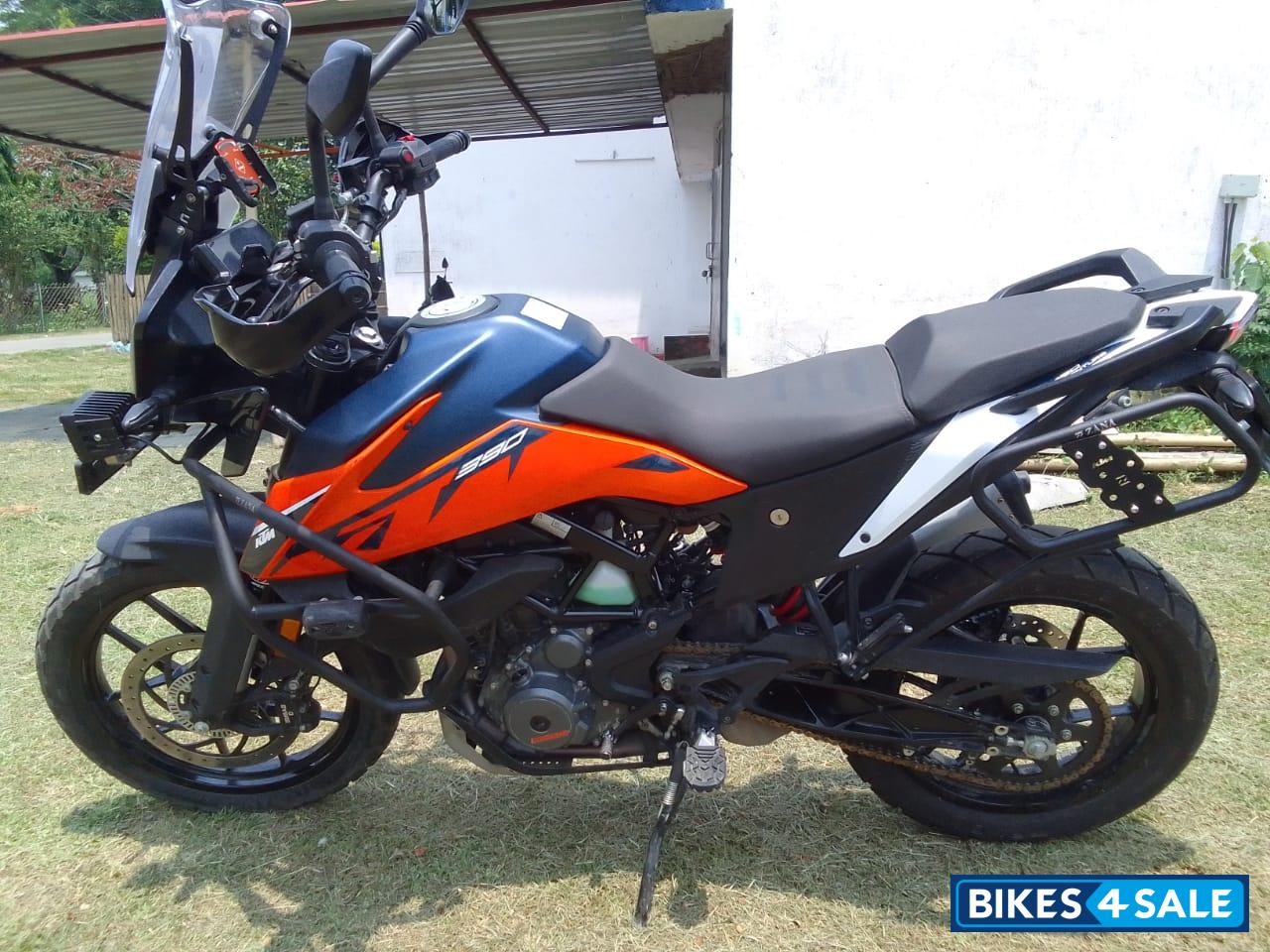 Blue And Orange KTM 390 Adventure 2022