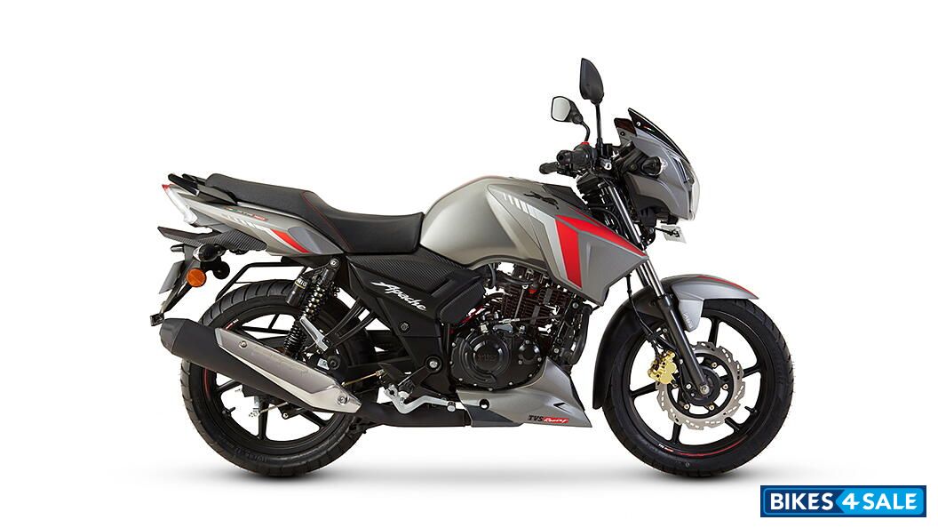 Gray TVS Apache RTR 160