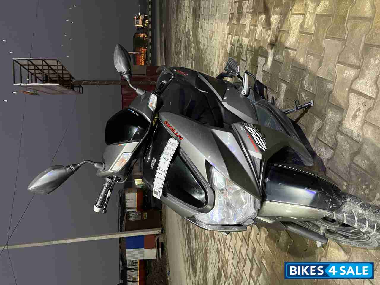 Metallic Grey TVS NTORQ 125 BS6