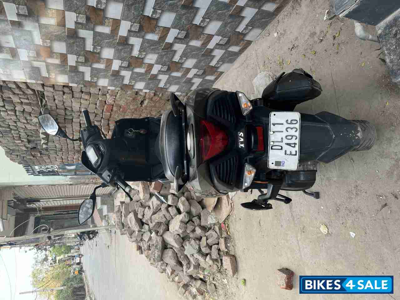 Metallic Grey TVS NTORQ 125 BS6