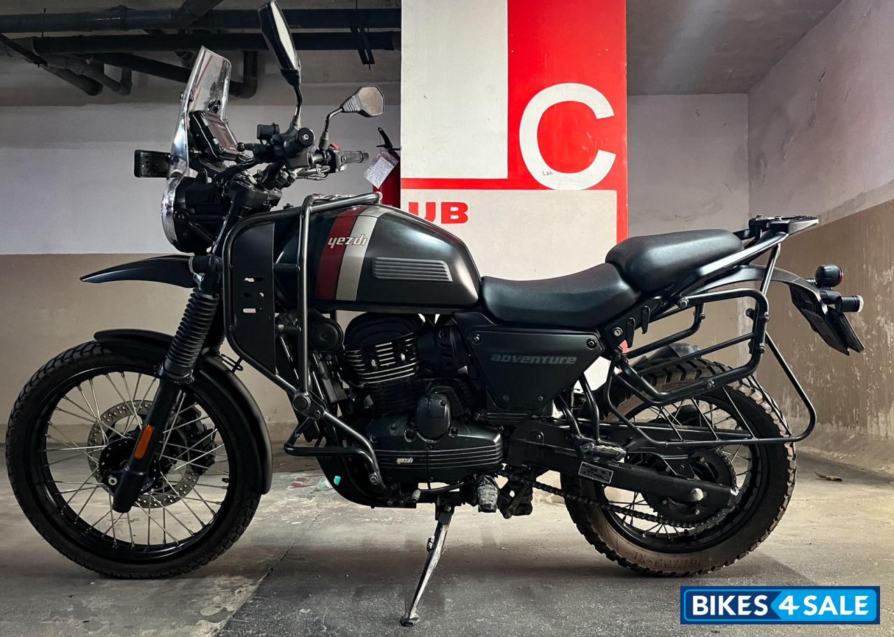 Black Yezdi Adventure Mambo Black